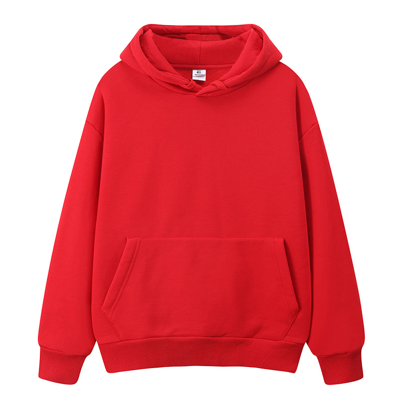 Wholesale Men's Hoodies Custom Streetwear Casual Drop Shoulder New Design Blank High Quality Fleece Screen Printed Hoodie