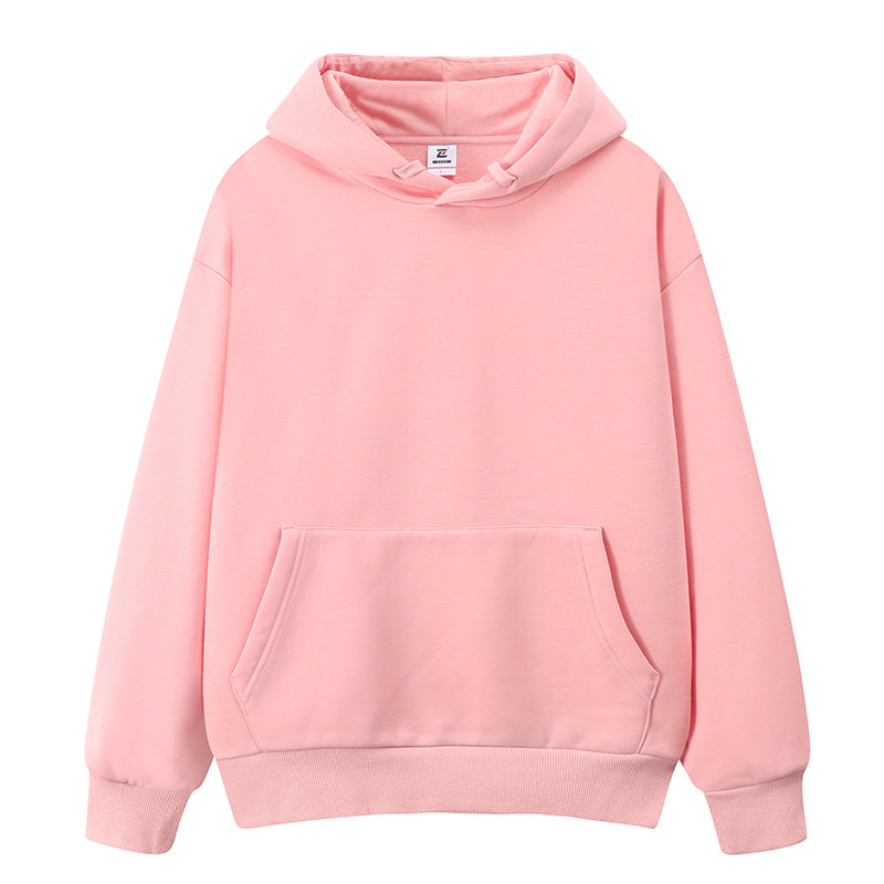 Winter Pullover Hoodie 10 Color Loose Sleeved Hooded Sweatshirtg Unisex Puff Printing Hoodie Streetwear Plain Fashion Style