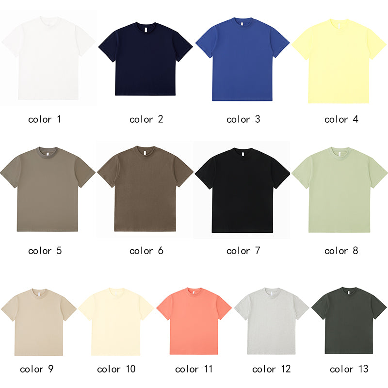 High Quality Loose Drop Shoulder Custom logo 100% Cotton Heavyweight Short Sleeve Fashion Oversize Dtf Transfers T-shirts