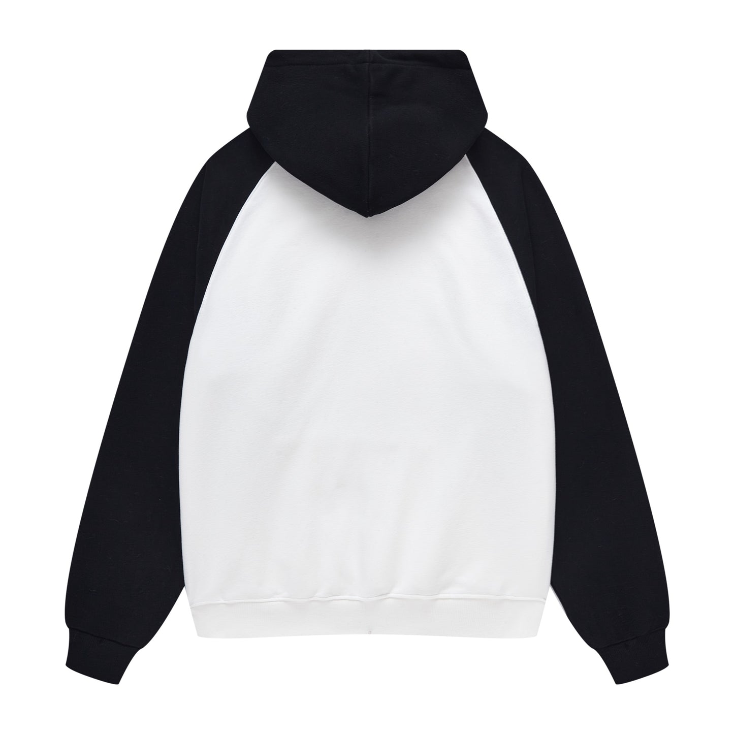 Heavy Cotton Sublimation Distressed Embroidery Cross-shoulder Color-blocking Streetwear Men's Hoodie Manufacturers