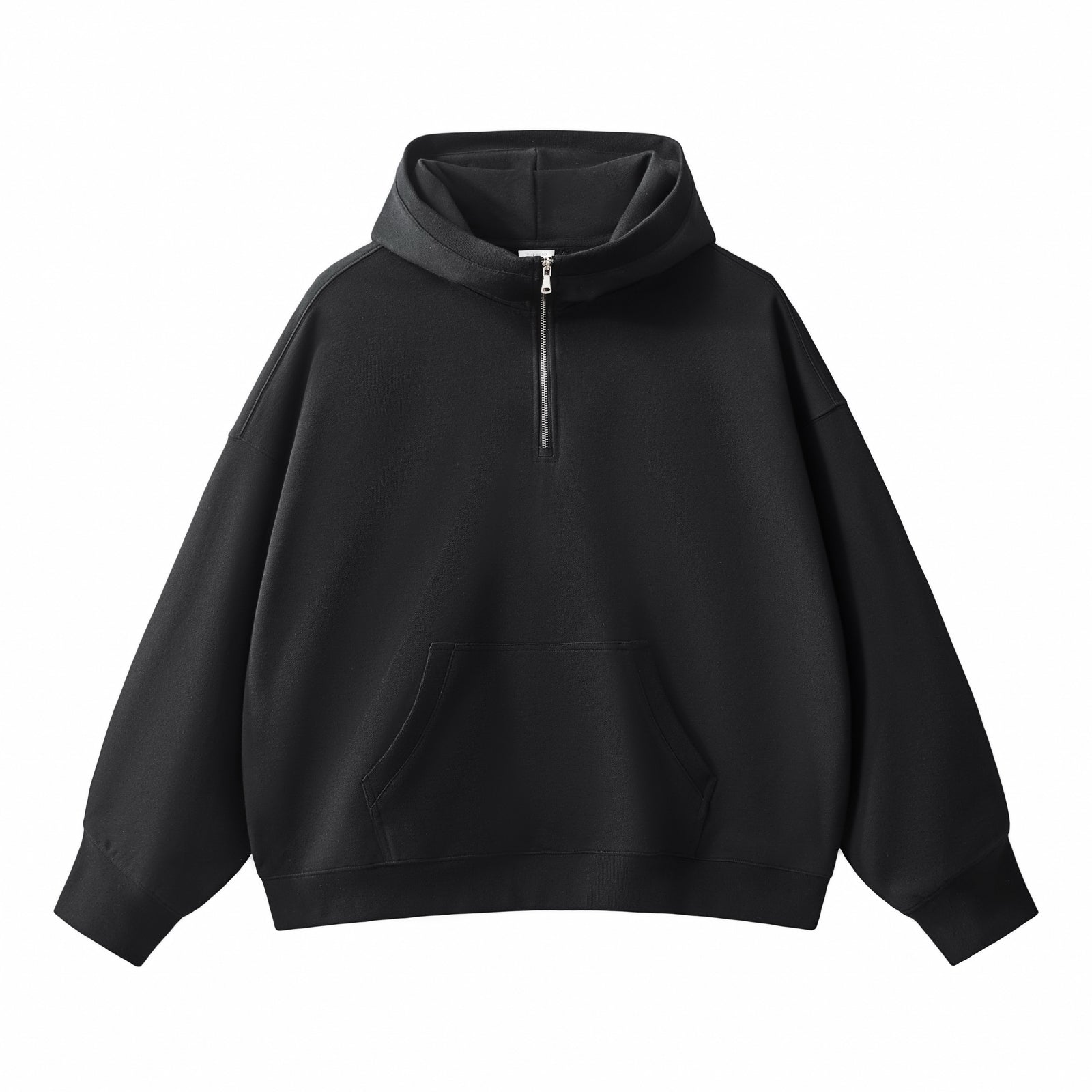 410G Heavyweight Hoodies Sublimation Polyester/Cotton Half Zip Streetwear High Quality Screen Printed Men's Sweaters and Hoodies