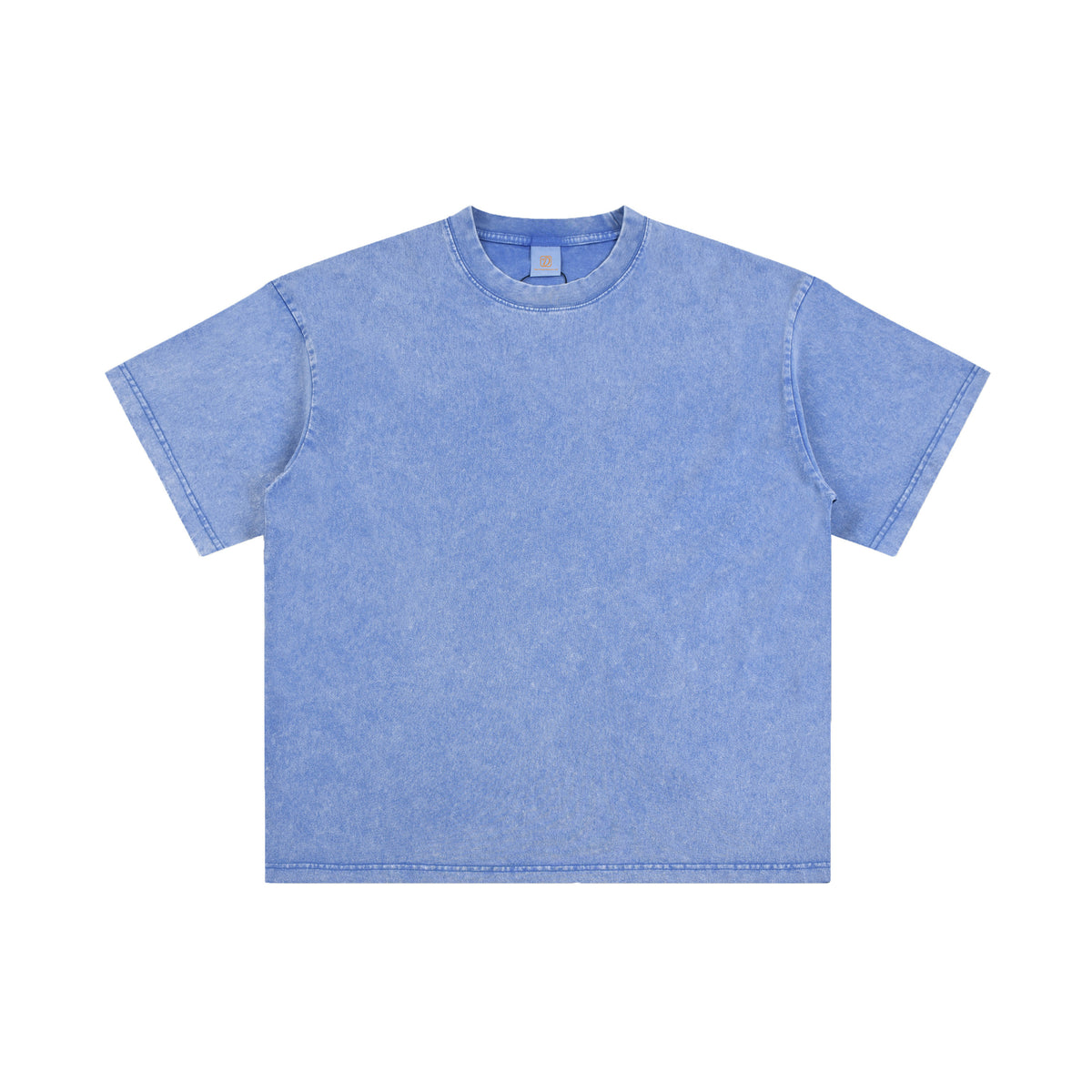 Customized t Shirts Wax Printed Frosted Snowflake Distressed and Washed T-shirt Plain Oversized Streetwear T-shirt High Quality