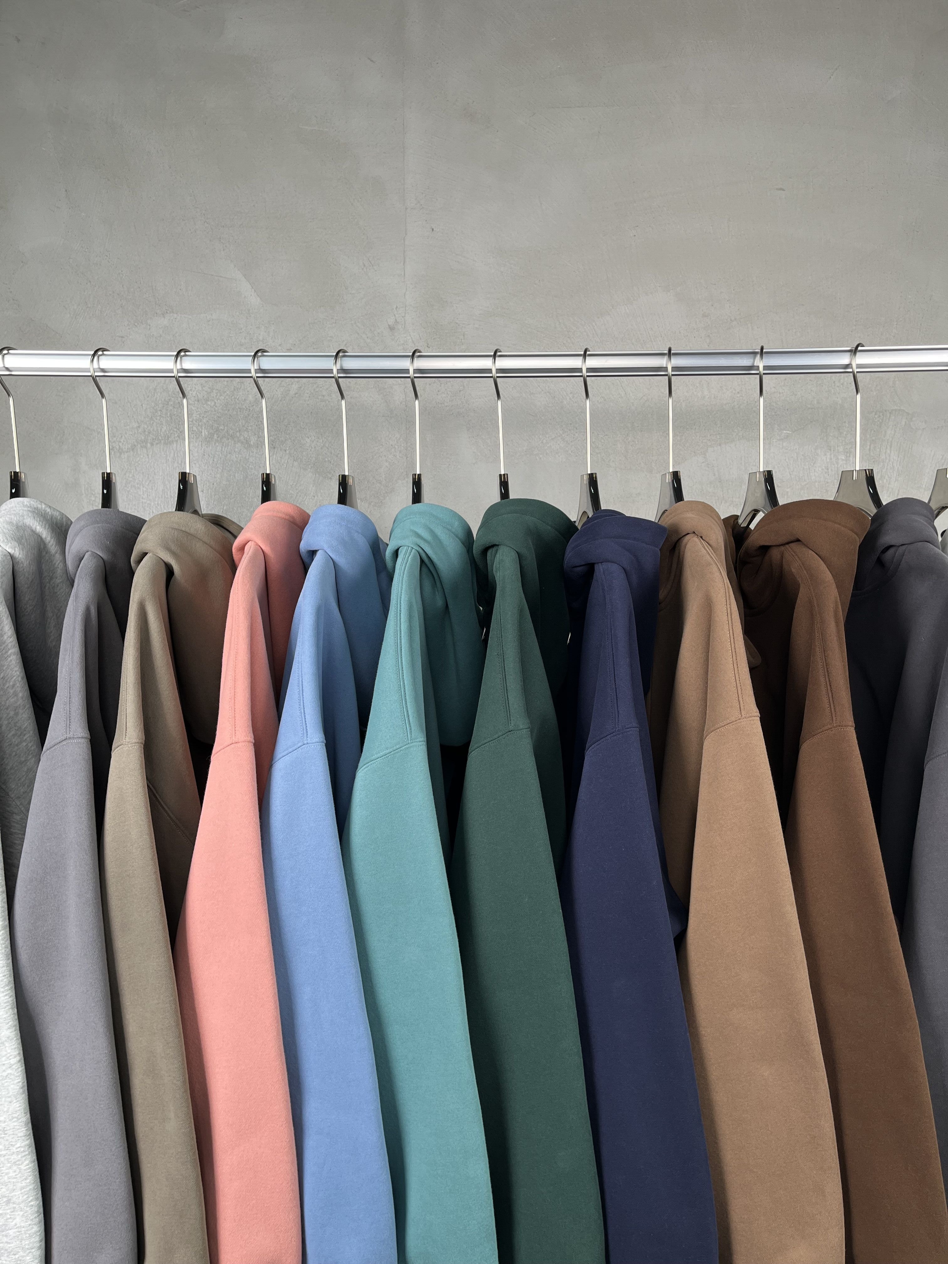 Drop Shoulder 100% Cotton Wireless Multicolored Puff Printing Unisex High Quality Patchwork Pullover Hoodie