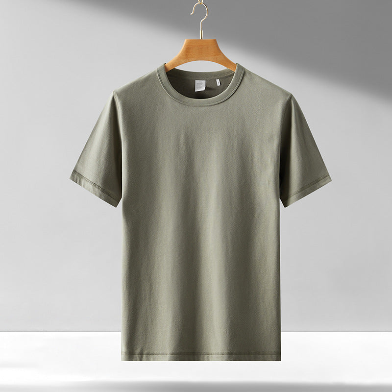 13 Color 300g Heavyweight Pure Cotton Tshirt with Round Neckline Thick and Suitable for Both Men and Women As a Base Layer Shirt