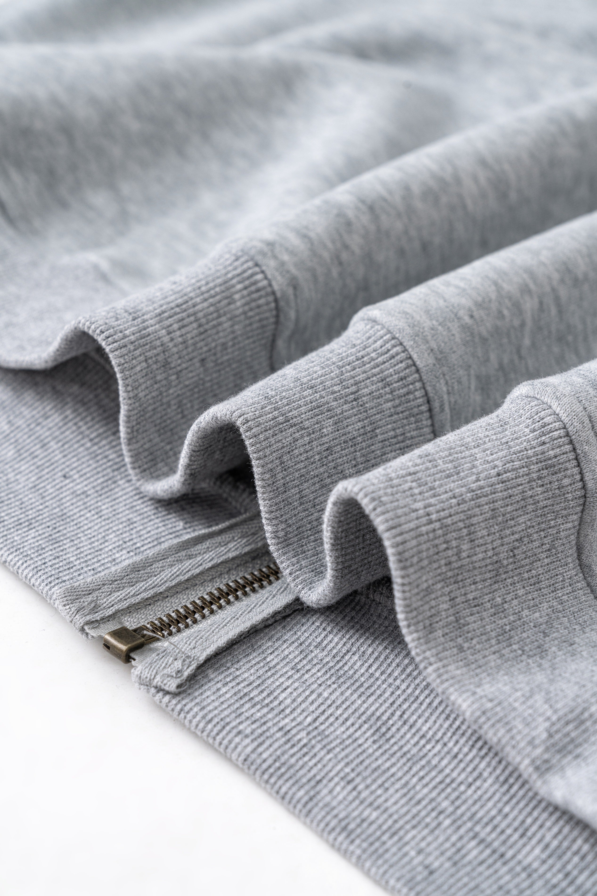 Manufacturer Hoodies High Quality Wholesale Fleece Stand Collar Blank Full Zip Hoodie Custom logo Hoodie