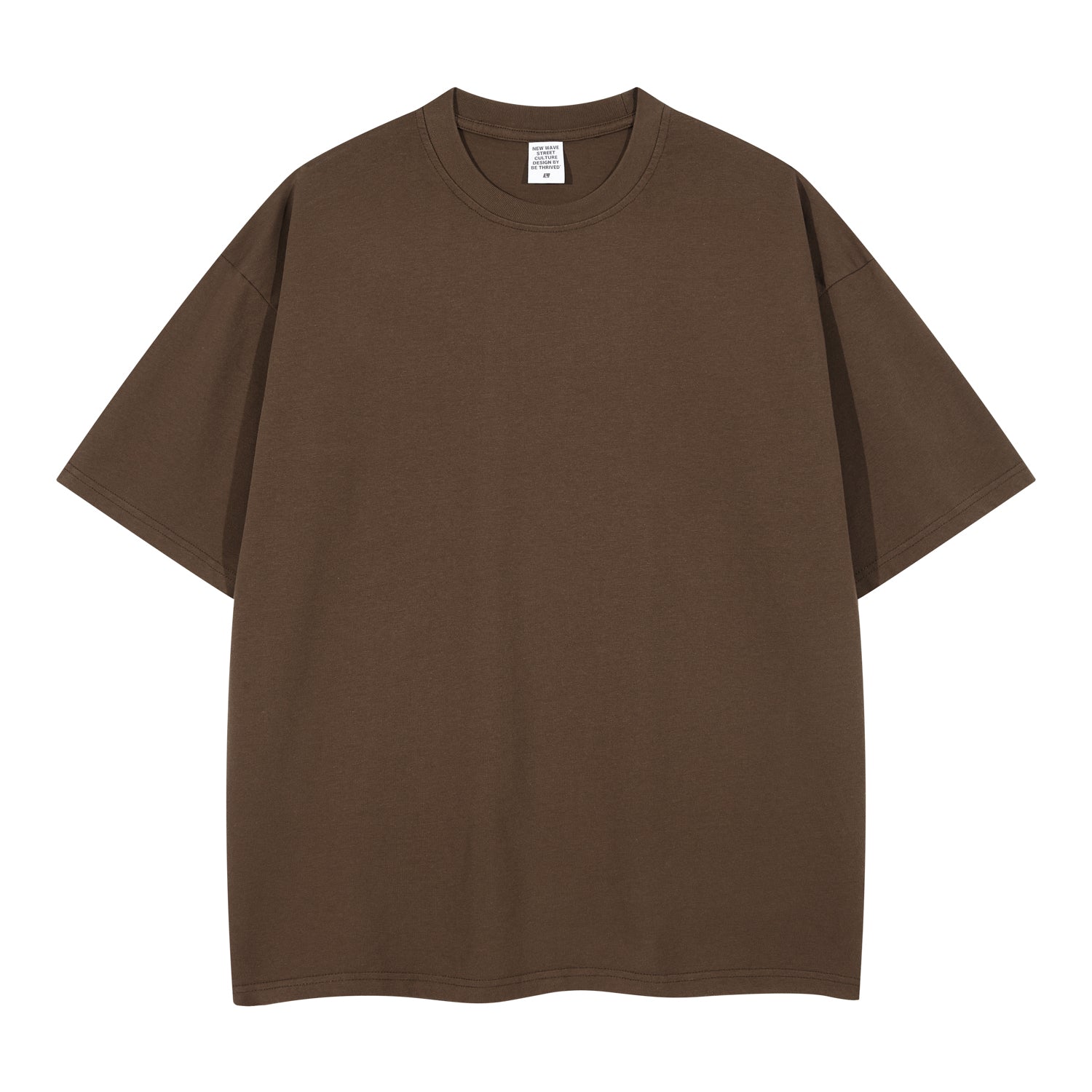 Customized t Shirts 100% Cotton Streetwear Loose High Quality Drop Shoulder t Shirt Wholesale Blank Screen Printed Plain t Shirt