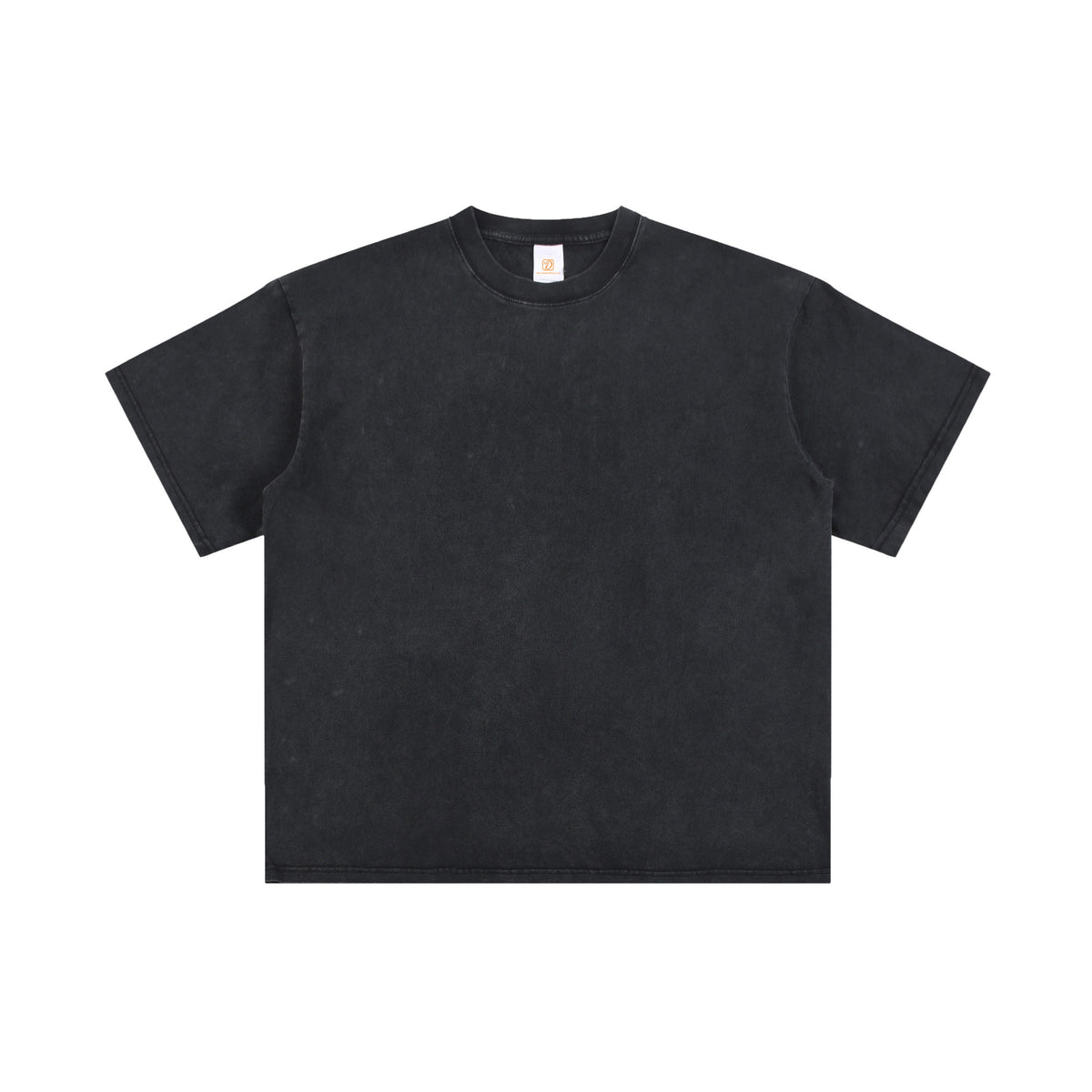 Customized t Shirts Wax Printed Frosted Snowflake Distressed and Washed T-shirt Plain Oversized Streetwear T-shirt High Quality