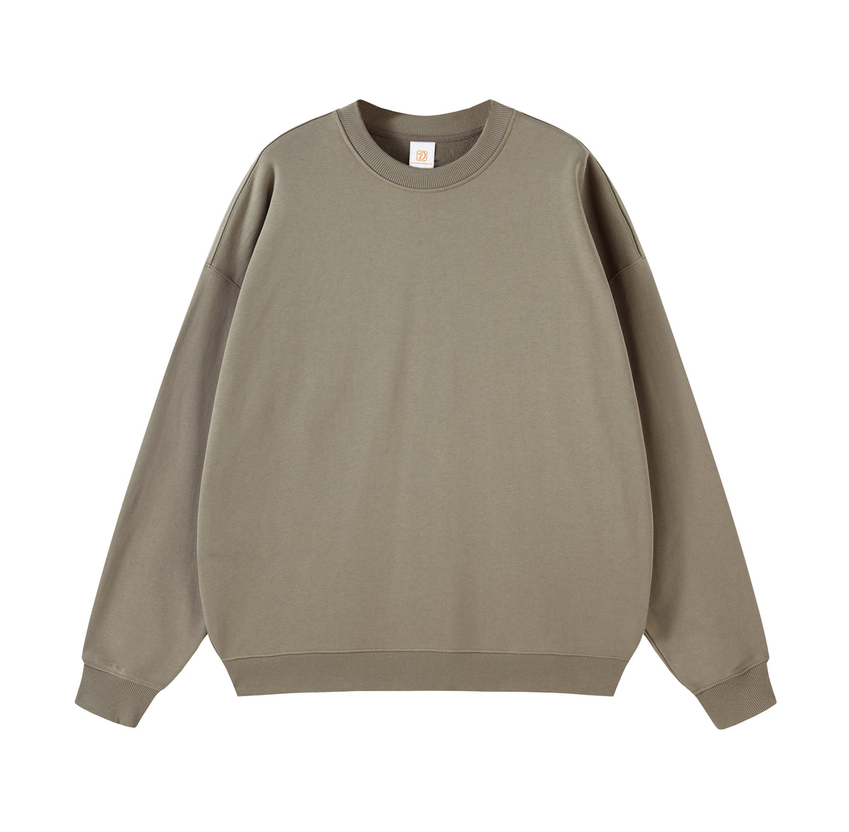 100% Cotton 400Gsm Pullover Oversize Sweatshirts Heavyweight Hoodie Crew Neck Sweatshirt Can Design Patterns for You for Free