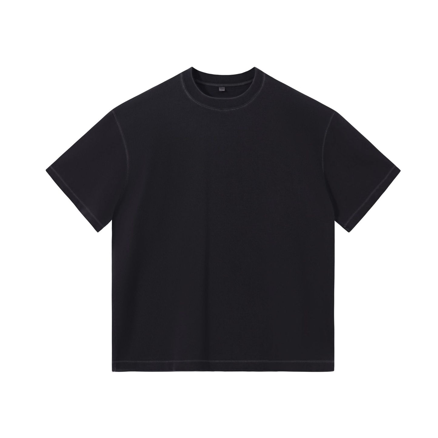 Heavyweight Washed 100% Cotton Streetwear Distressed Printer Round Neck Vintage Drop Shoulder Custom T Shirt with High Quality
