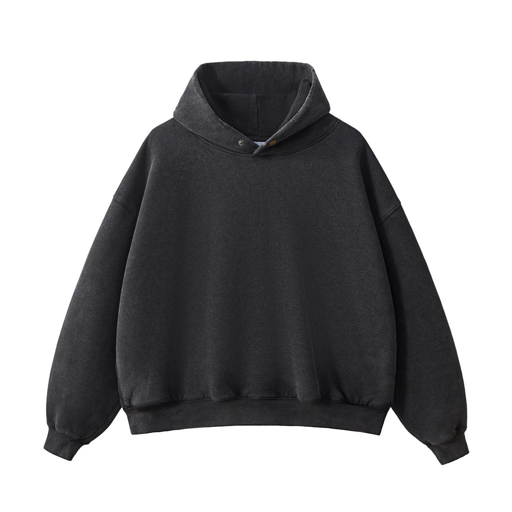 Men's Hoodies Polyester/Cotton Fleece Heavyweight Sublimation Oversized Wireless Broken Wholesale Hoodies Men Streetwear