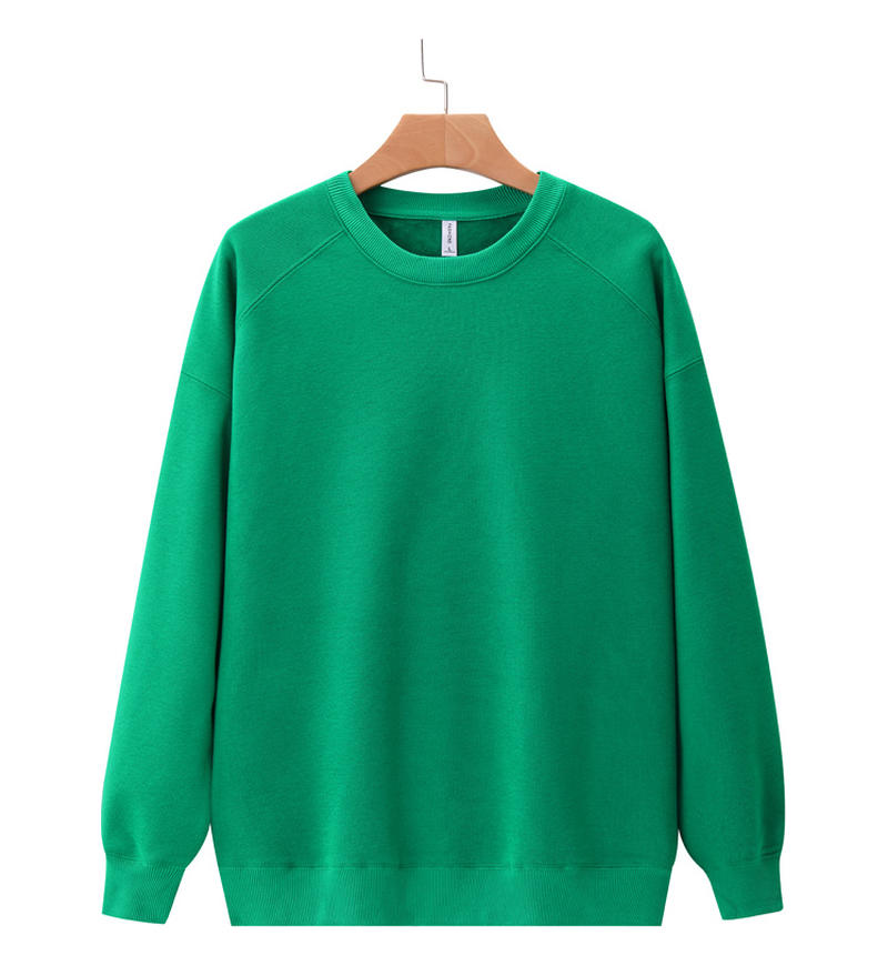 Wholesale Customizable with Your Favorite Pattern 7 Color Slanted Shoulder Round Neck Hoodie High Quality Unisex Autumn