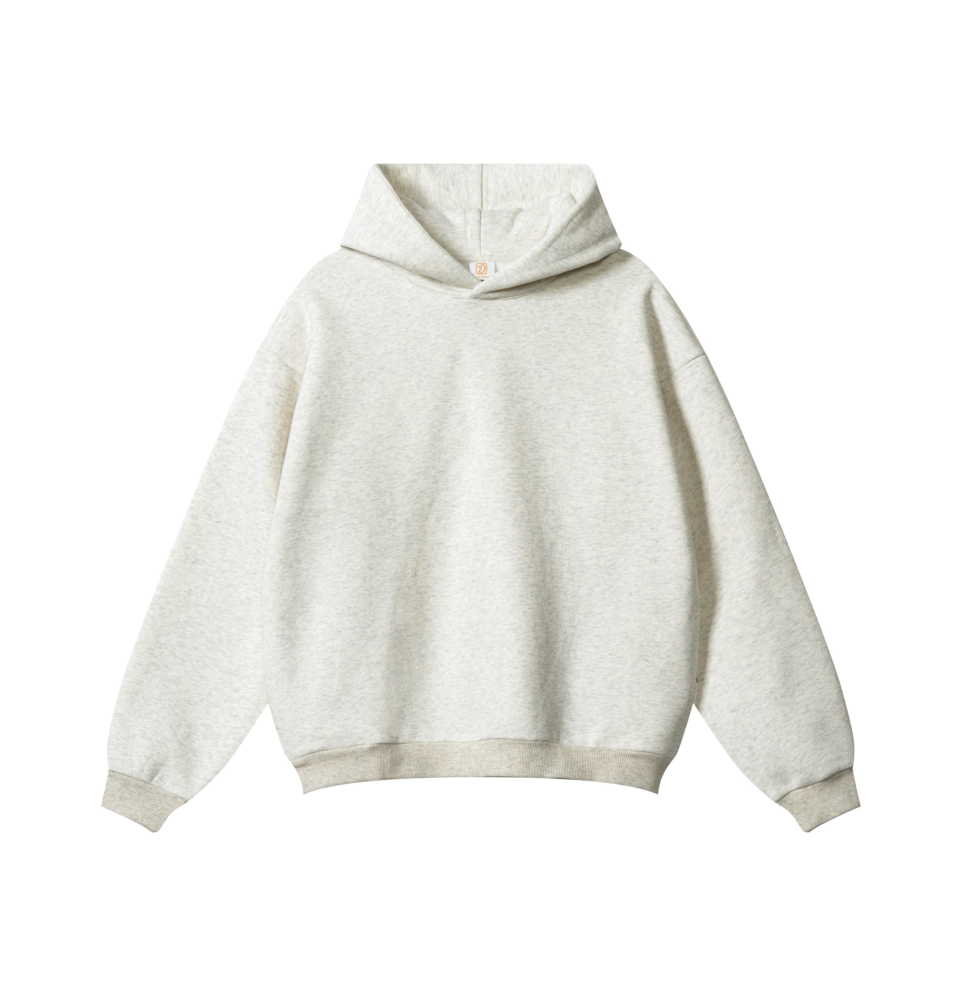 Custom Blank Pullover Pure Color Drop Shoulder Fleece Zip High Quality Polyester and Cotton Wholesale Hoodies