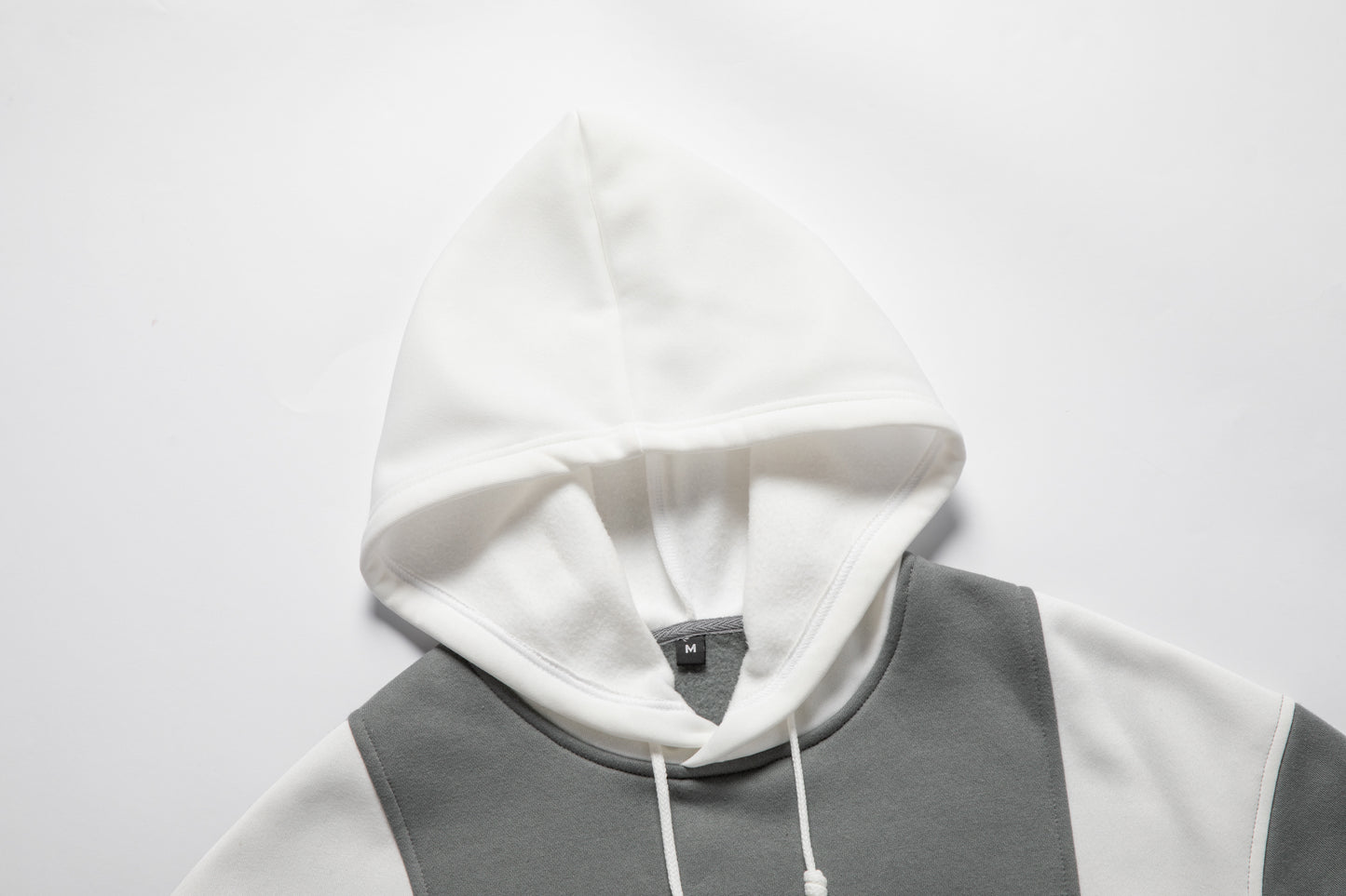 Manufacturer Hoodies Polyester Blank Pullover Fleece Color-blocked Heavyweight Custom Printed Streetwear Hoodies