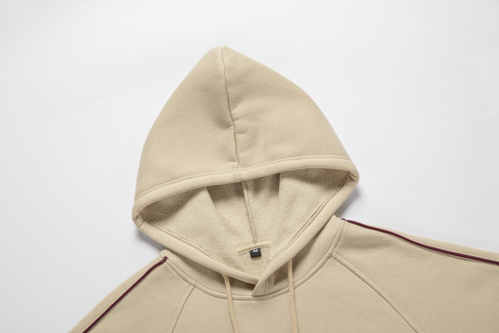 Wholesale Custom logo Blank Pullover Distressed Embroidery Sublimation Drop Shoulder Color-blocked Streetwear Men's Hoodies