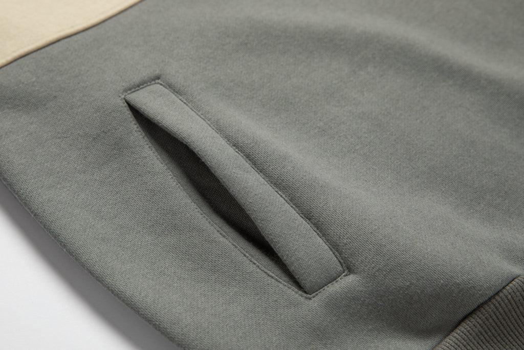 Wholesale Custom logo Blank Pullover Distressed Embroidery Sublimation Drop Shoulder Color-blocked Streetwear Men's Hoodies