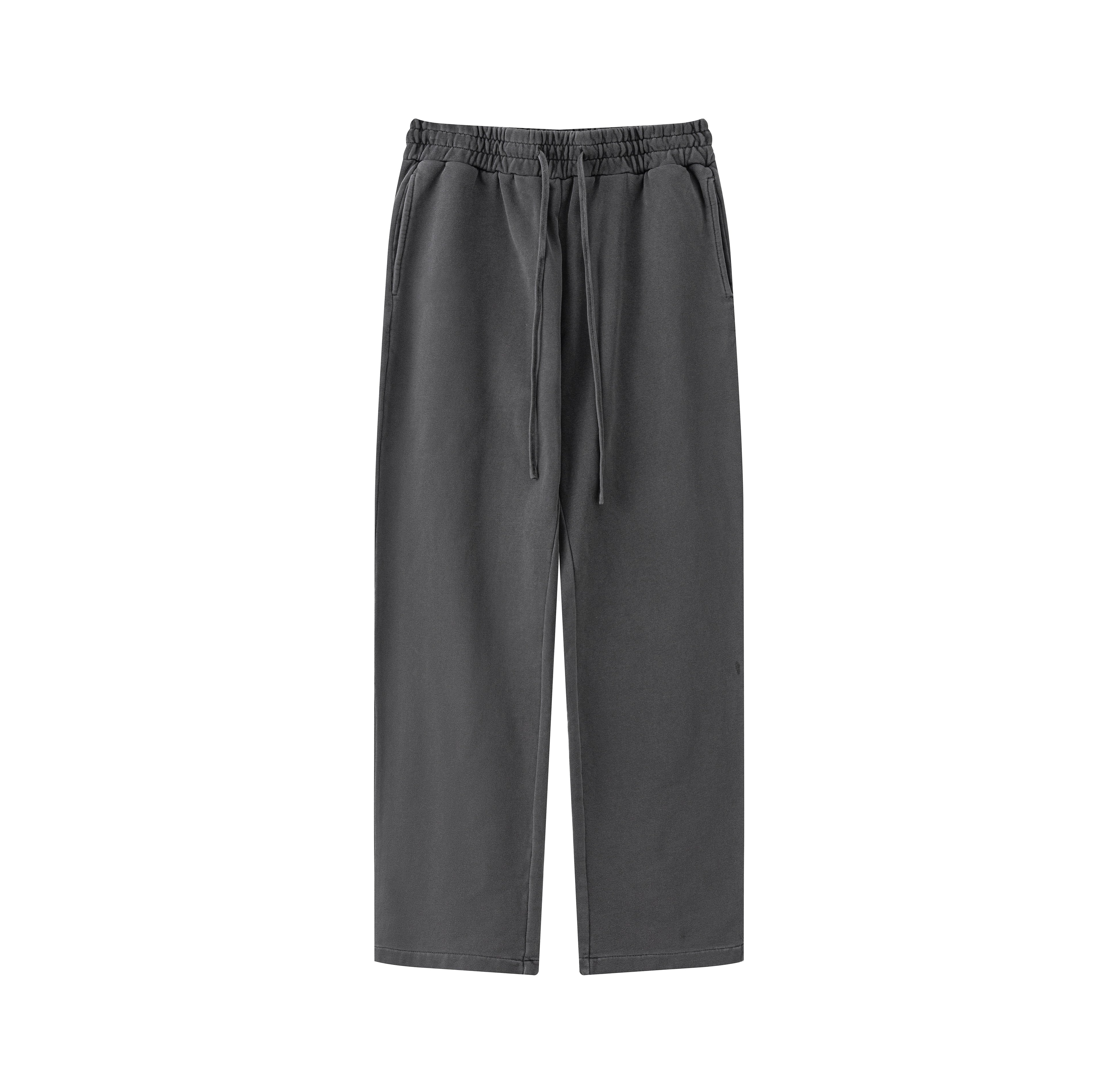 Wholesale Cotton Sweatpants Custom Washed Blank Vintage High Quality Screen Printed Design Vintage Plain Sweatpants for Men