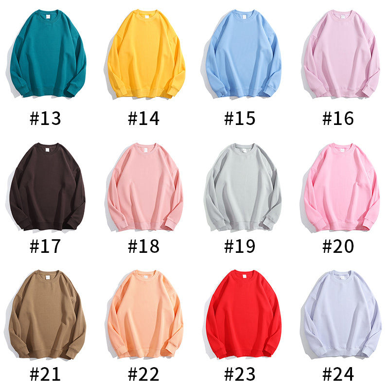 Oversized Drop Shoulder Streetwear Unisex High Quality Thick Hoodies Custom Puff Print Blank Pullover Heavyweight Winter Hoodie