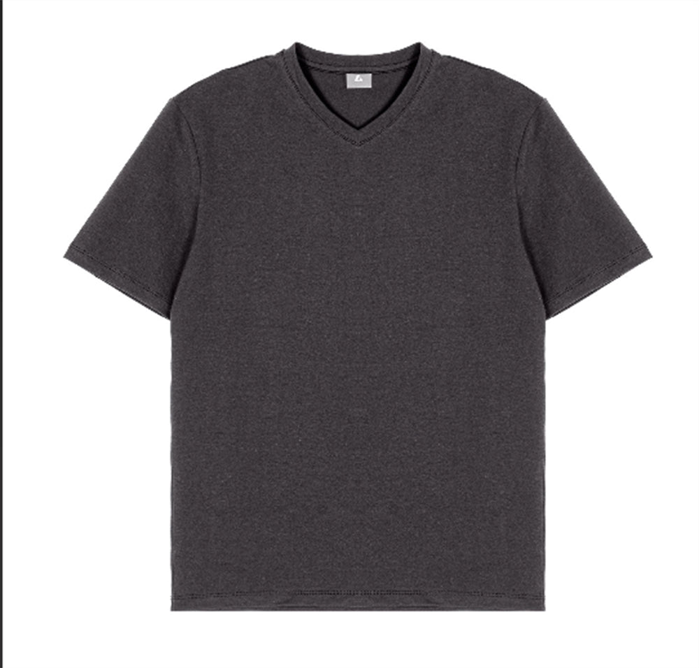 Summer Version Stretch Tight V Neck Short Sleeved Men's t Shirt with V Neck Plain Oversized Tshirt Men Tshirts High Quality