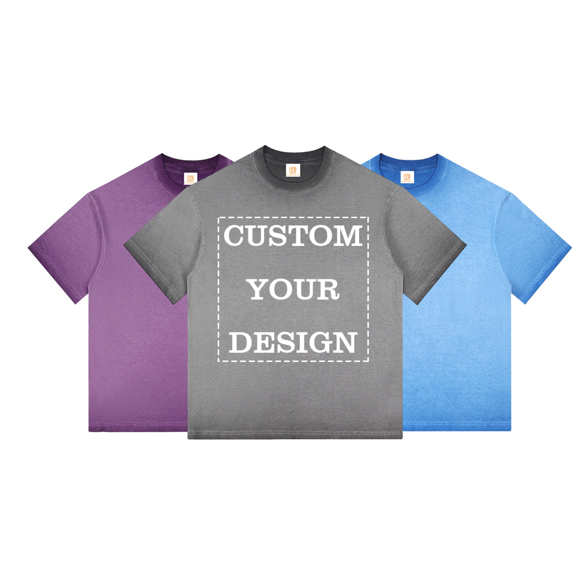 2026 New Design Summer Tshirts Wholesale Custom Acid Wash High Quality Streetwear Vintage Plain Distressed Tshirts for Printing