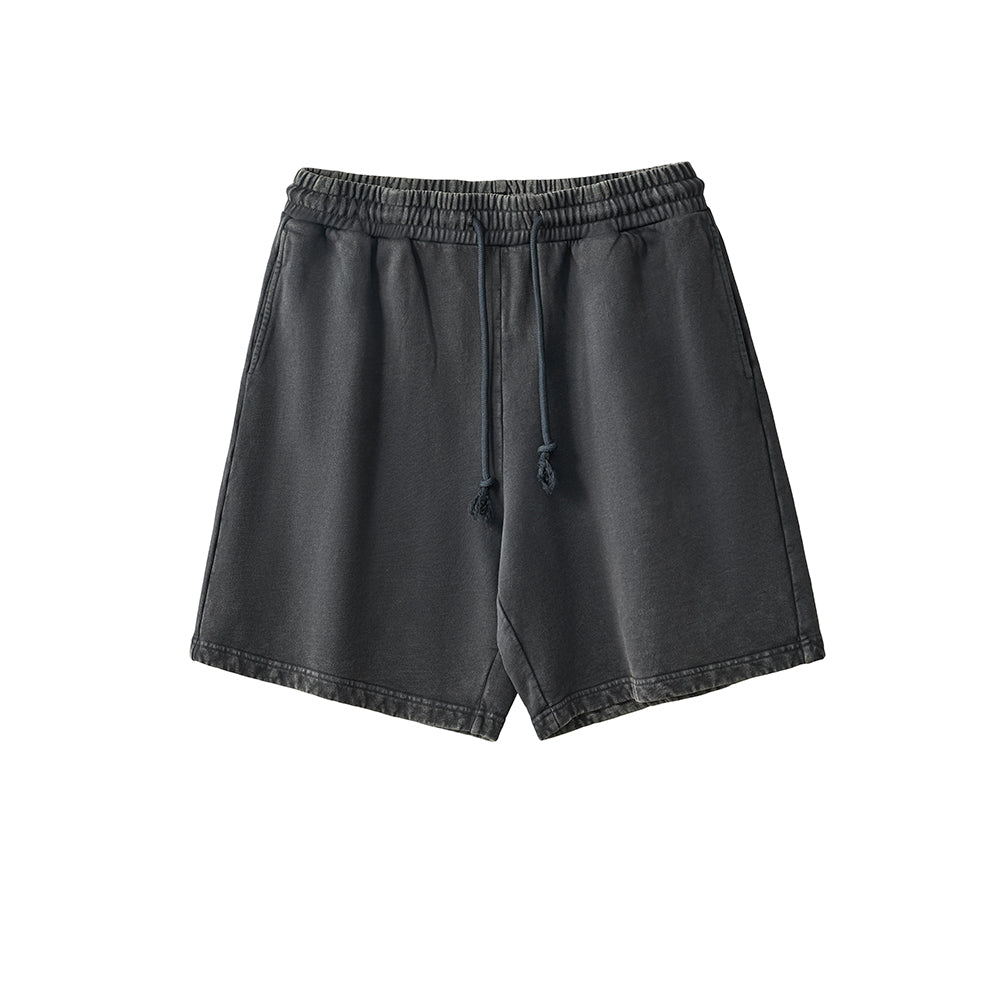 Wholesale Shorts Custom Blank Vintage High Quality 100% Cotton Acid Wash New Design Heavyweight Streetwear Fashion Men's Shorts