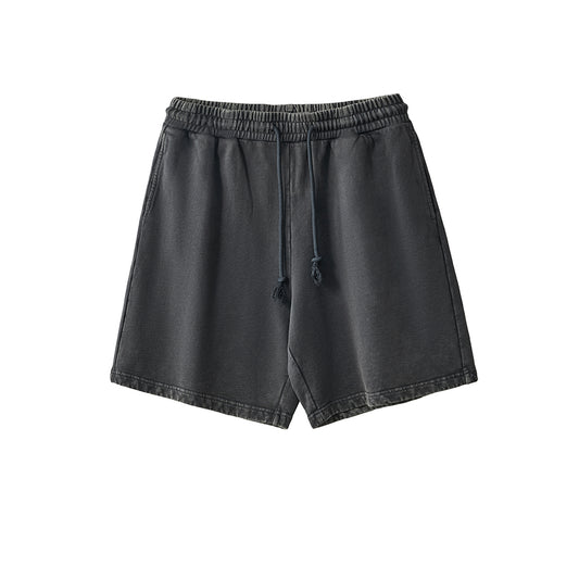 Wholesale Shorts Custom Blank Vintage High Quality 100% Cotton Acid Wash New Design Heavyweight Streetwear Fashion Men's Shorts