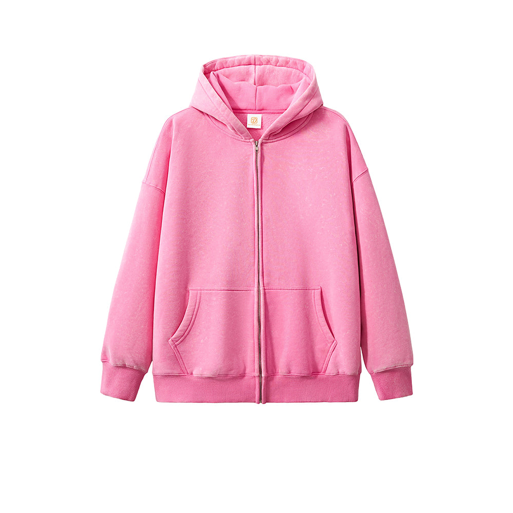 Wholesale Man Hoodie Thick Fabric Zipper Washable Dropped Shoulder Loose Fitting Hoodie Hoodie Unisex High Quality Hoodie