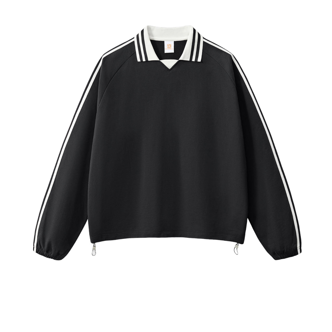 Custom Stand Collar Hoodies Custom logo Blank Polo High Quality Sport 100% Cotton Striped New Design Fashion Heavyweight Hoodies