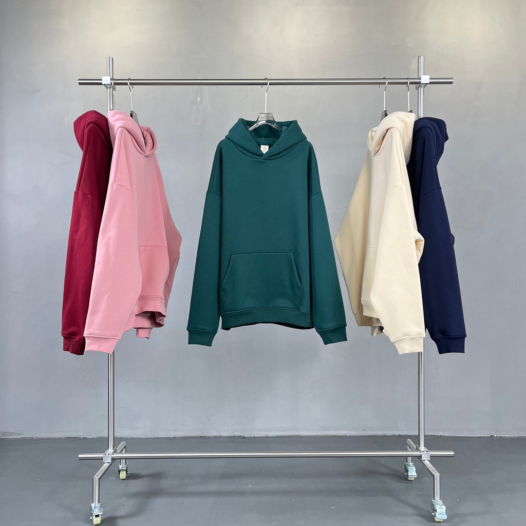Manufacturer Hoodies Custom Fleece High Quality Blank Distressed Embroidery Heavyweight Streetwear Fashion Mens Hoodies