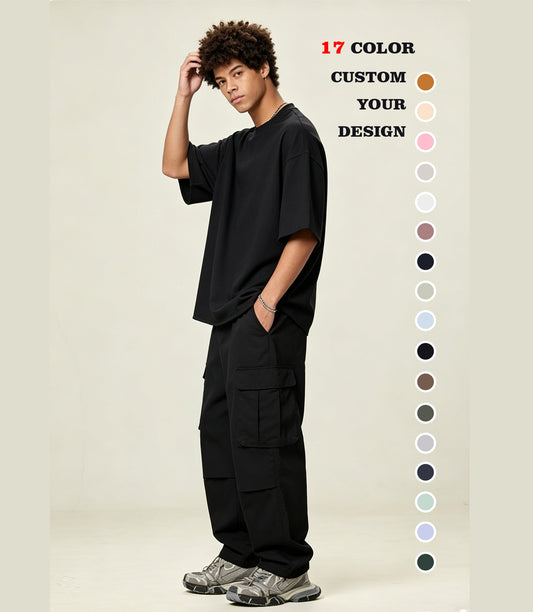 Oversized Summer New Design Tshirt Streetwear Custom High Quality Drop Shoulder t Shirt 100% Cotton Dtf Transfers for t Shirts