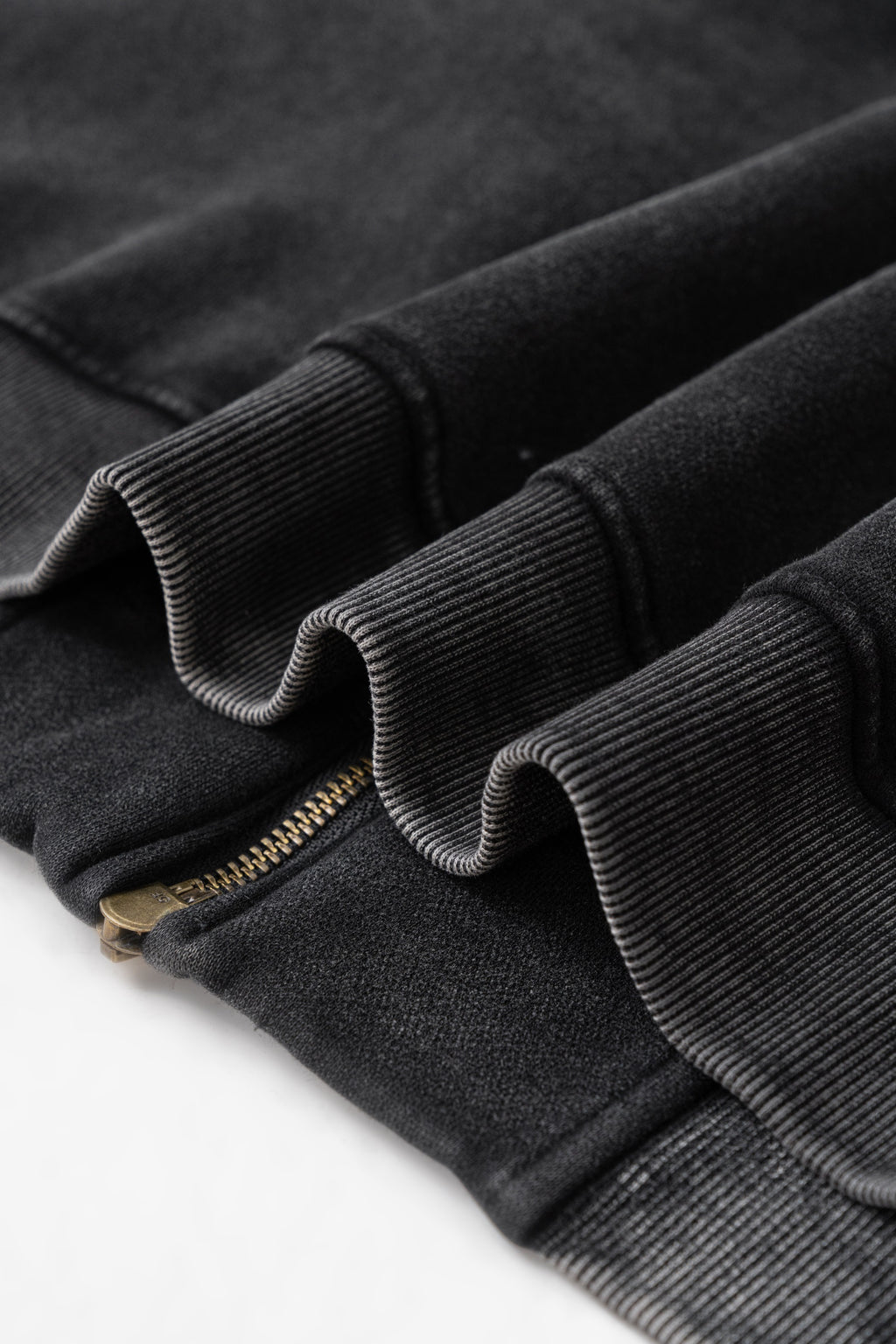 Manufacturer Hoodies Custom Puff Print High Quality Stand Colllar Heavy Weight Vintage Thick Zip up Hoodie