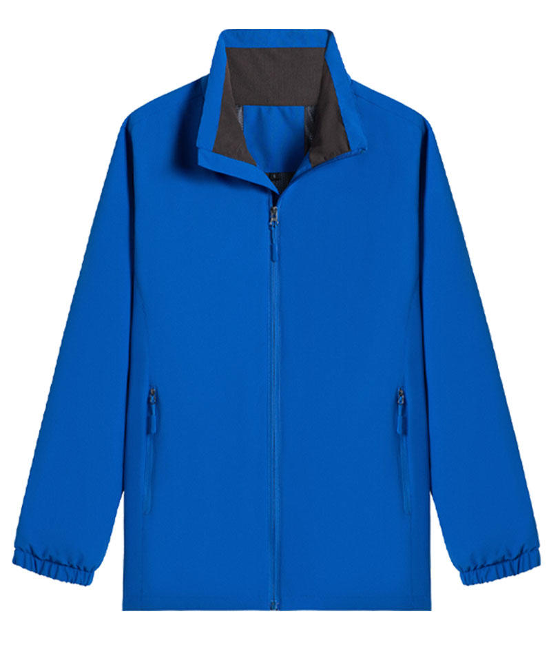 Custom 5 Color Crew Neck Jacket Raincoat Trench Coat Fiber High Grade Mesh Fabric Lining+four Sided Elastic Waterproof Fabric