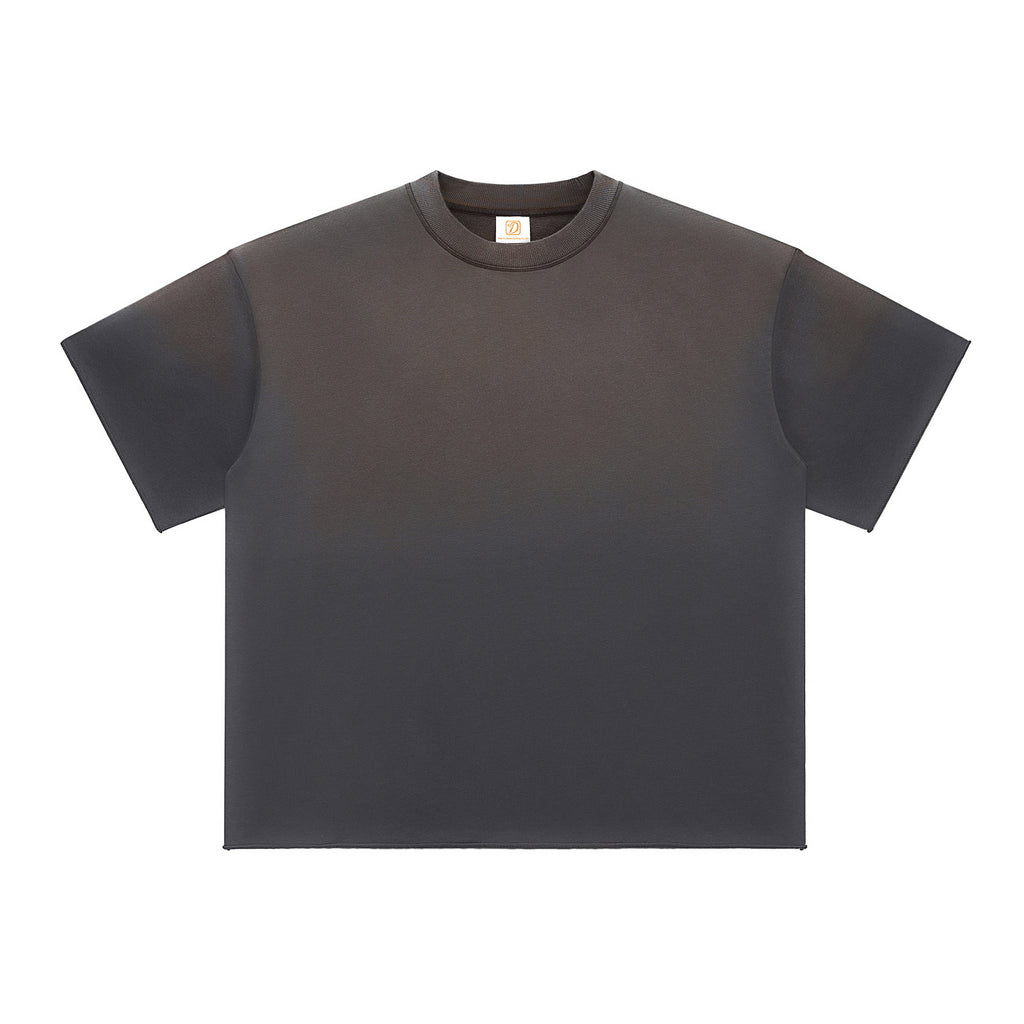 Customized t Shirts Unisex Blank High Quality Short Sleeve Puff Print Blank Streetwear Embroidered Wholesale Plain t Shirt