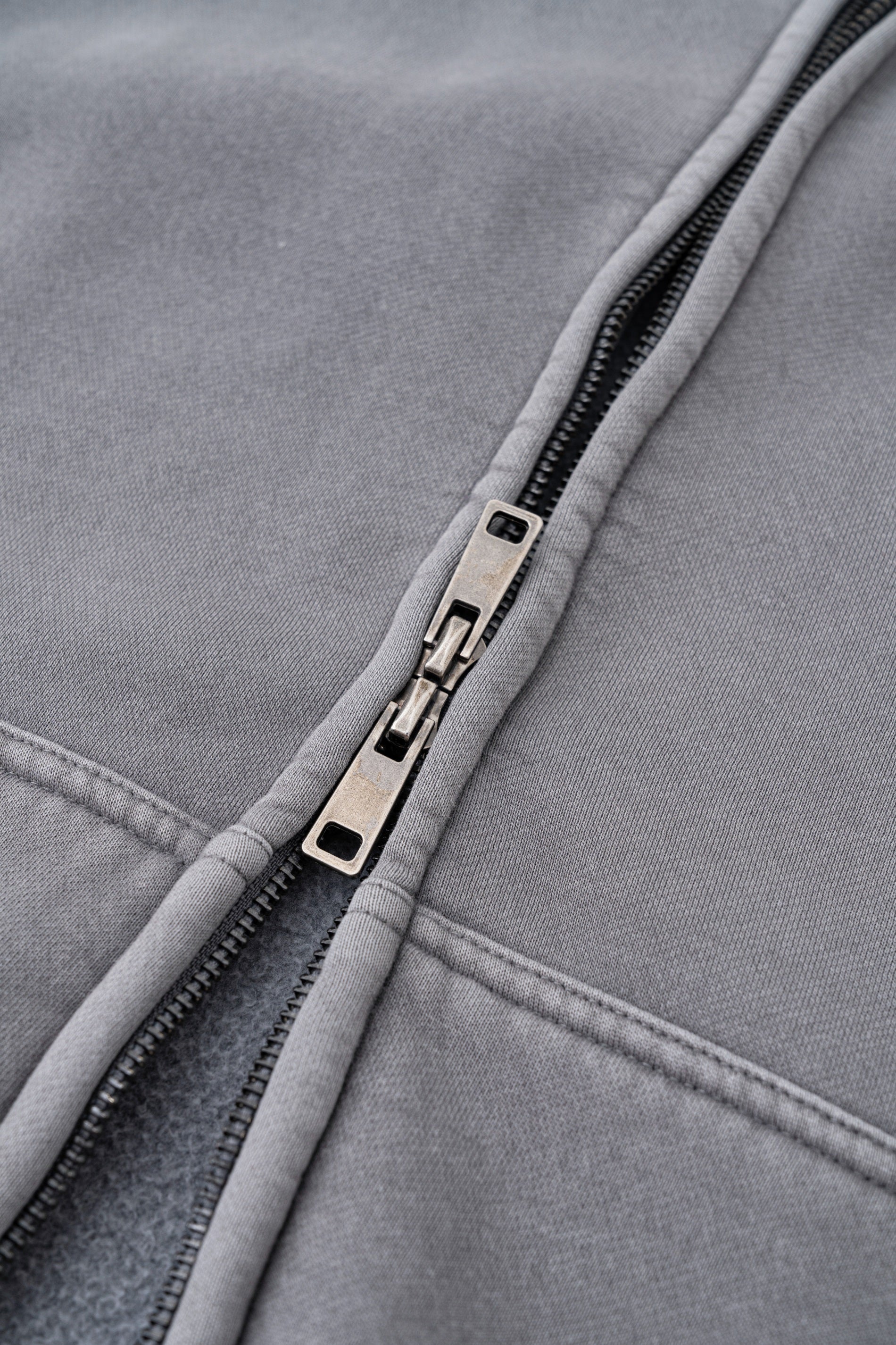 Manufacturer Hoodies High Quality Fashion Blank Double Zipper Fleece Washed Winter Hoodies and Sweatshirts