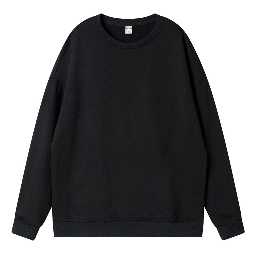 OEM Bulk Costum Pure Cotton Pom-pom Wide-sleeved 360g Round-neck Hoodie Pullover Hoodie Heavy Weight High Quality Unisex