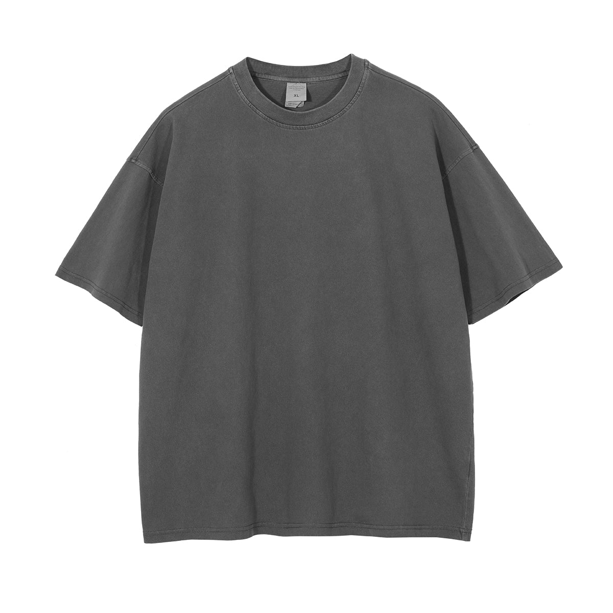 Customized Mens t Shirts Retro Washed Distressed Short Sleeved T Shirt Loose Fitting Pure Cotton Trendy Brand T Shirt Style