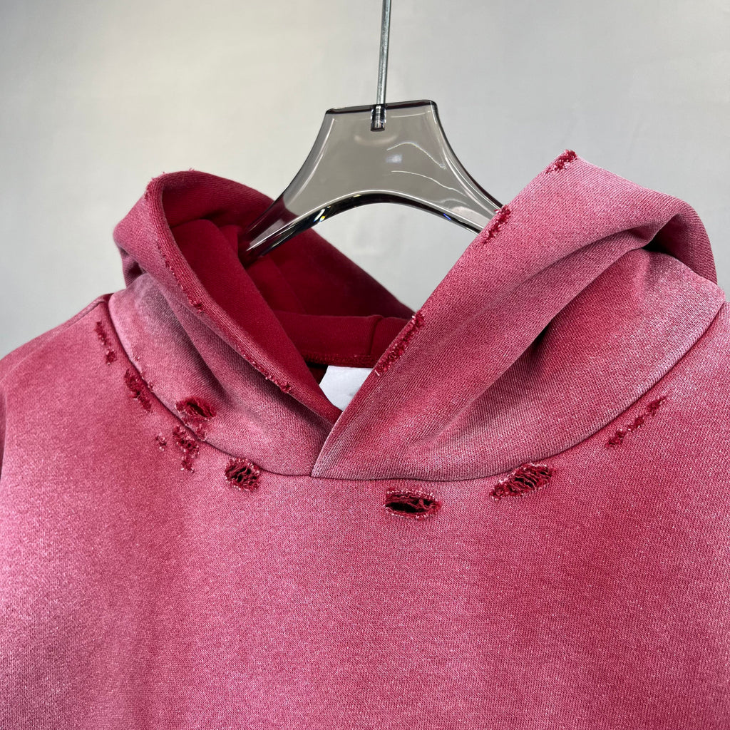 Hoodie Manufacturers High Quality Heavyweight Acid Wash Vintage Broken Tie Dye Plain Hoodies in Bulk Hoodies & Sweatshirts