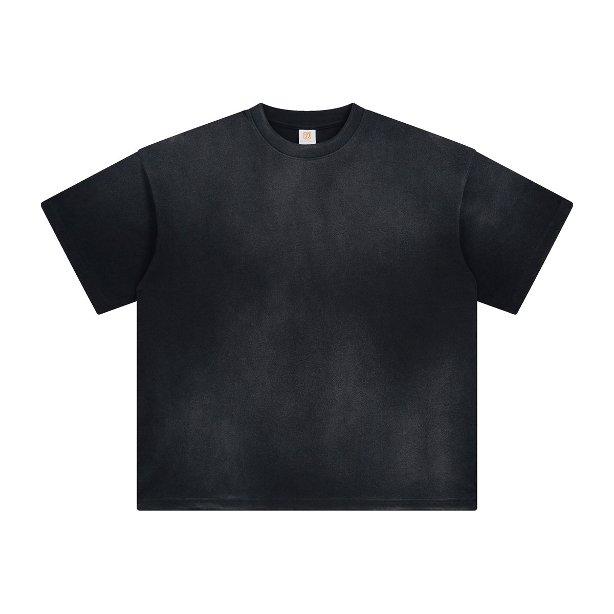 Customized Blanks Tshirts Heavy Duty Dyeing to Create Aged Look Loose Shoulder Short Sleeve and Washed Water Resistant Fabric