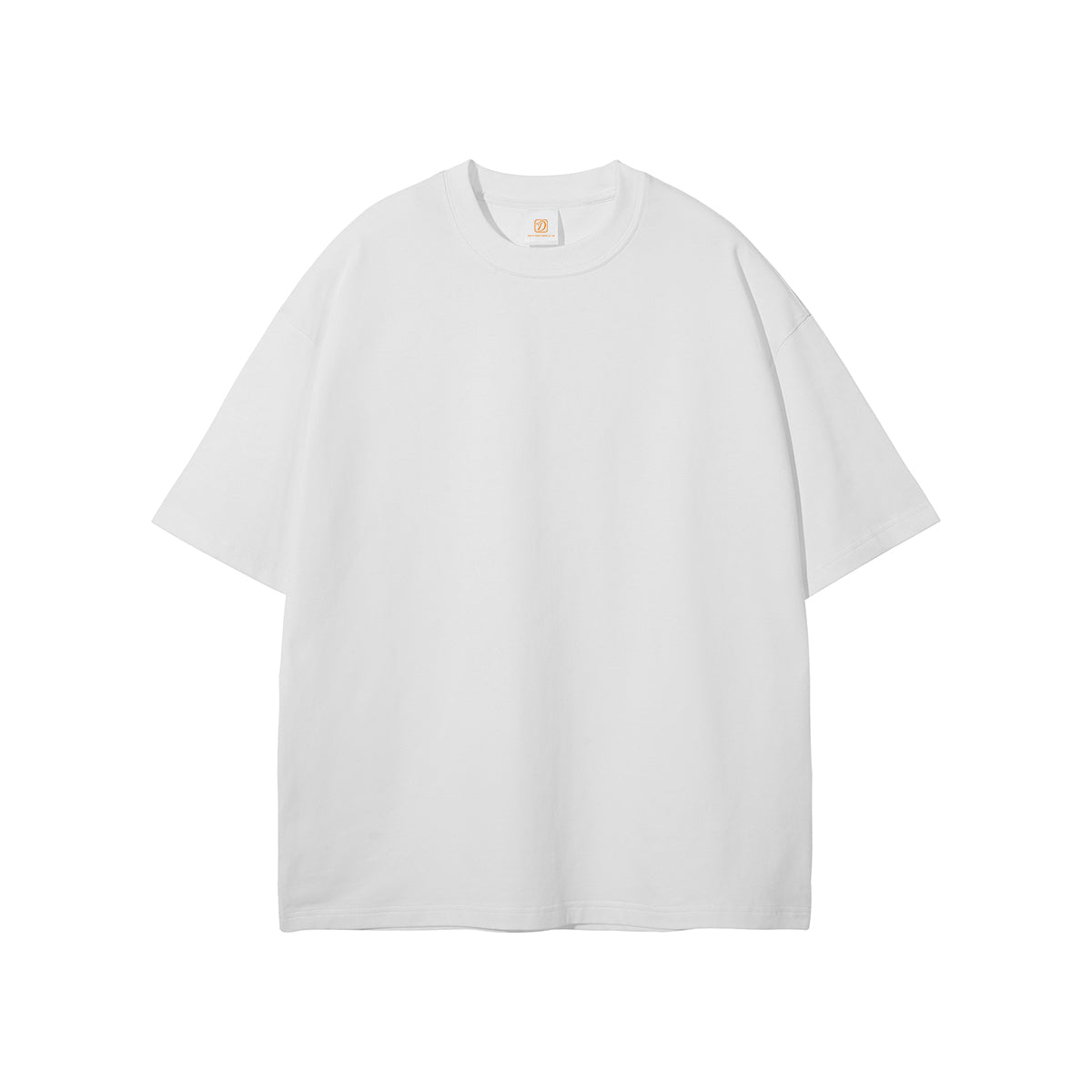 High Quality 100% Cotton Loose Short Pure Color Sublimation Streetwear Puff Print Drop Shoulder Heat Transfers for T-shirts