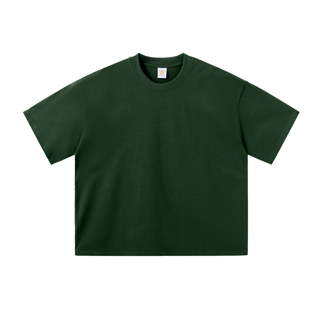 Boxy Men's T-shirts Custom Oversized Crew Neck High Quality Summer New Style Fashion Embroidery logo Wholesale Plain t Shirt