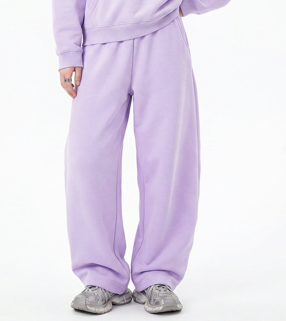 Fashion Men Sweatpants High Quality Curved Knife Style Wide Leg Trousers with Thick Padding and Loose Fit Personalized Design