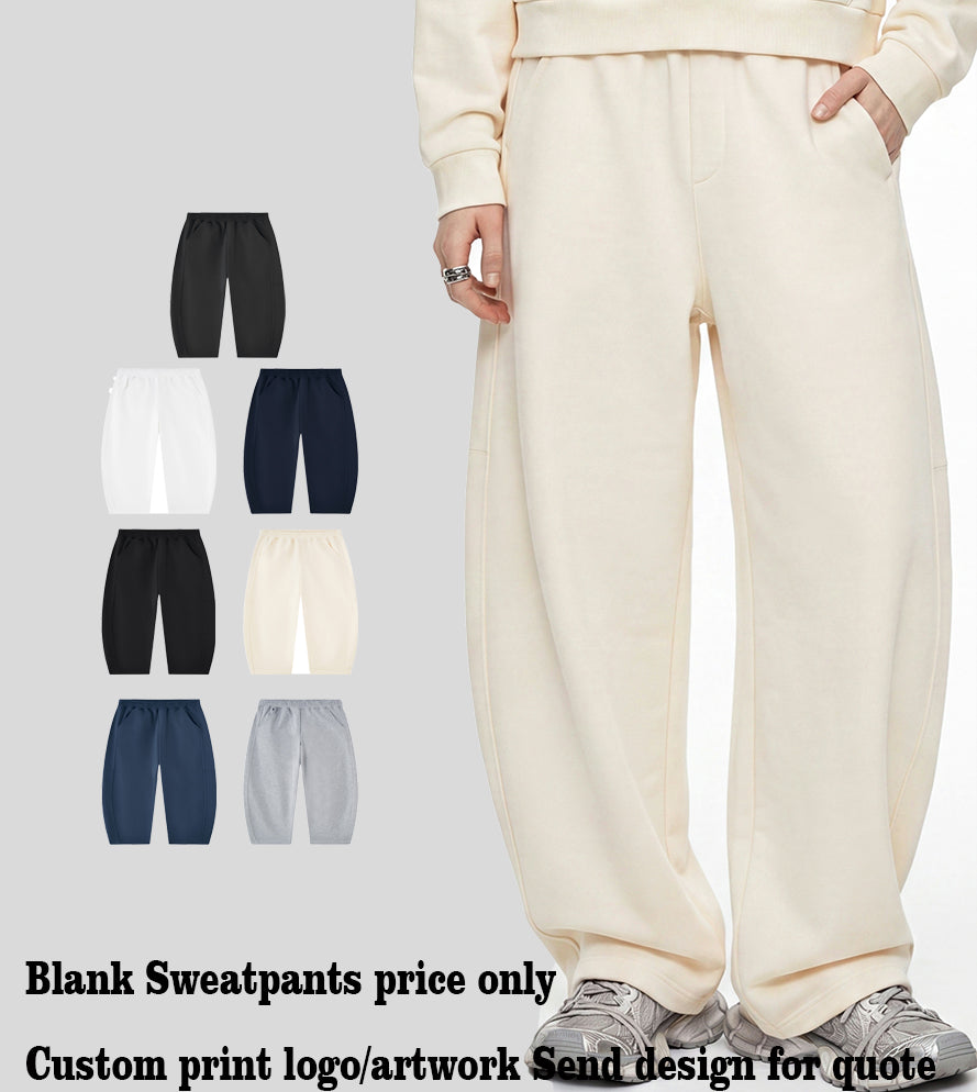 Manufacturer Wholesale Winter Sweatpants 360g Heavyweight Sweatpants Shigh Quality Casual Sweatpants Loose Wide Leg Sweatpants