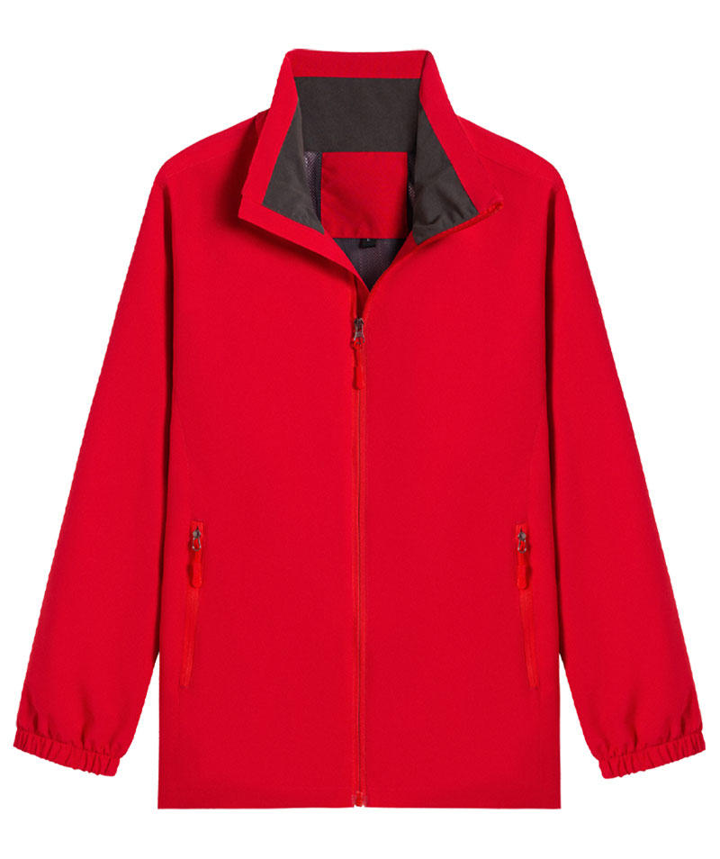 Custom 5 Color Crew Neck Jacket Raincoat Trench Coat Fiber High Grade Mesh Fabric Lining+four Sided Elastic Waterproof Fabric