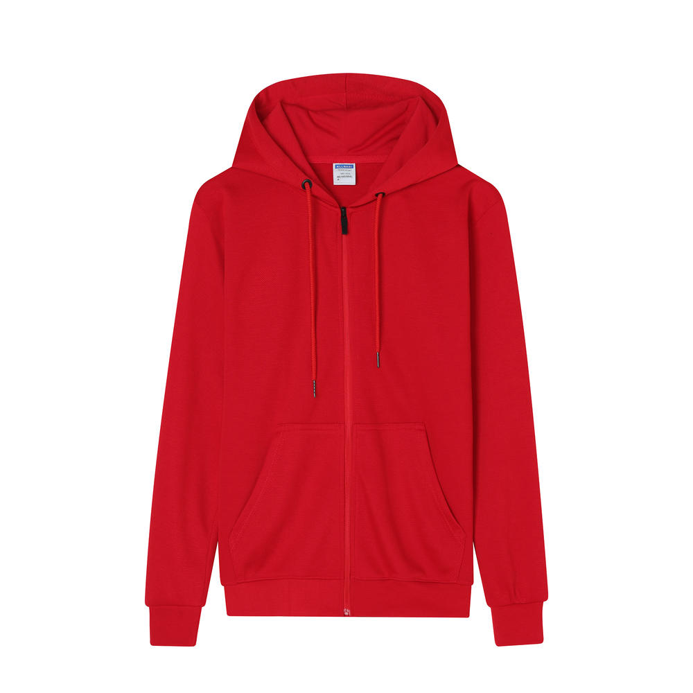 Wholesale Plus Size Custom Blank Full Zip Cotton Heavyweight Puff Printing Oversized Fashion Hoodies High Quality