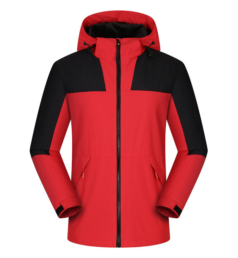 Fashion Available Customized 9 Color Integrated Thickened 100% Polyester Waterproof Breathable All Weather Jacket Simples Style