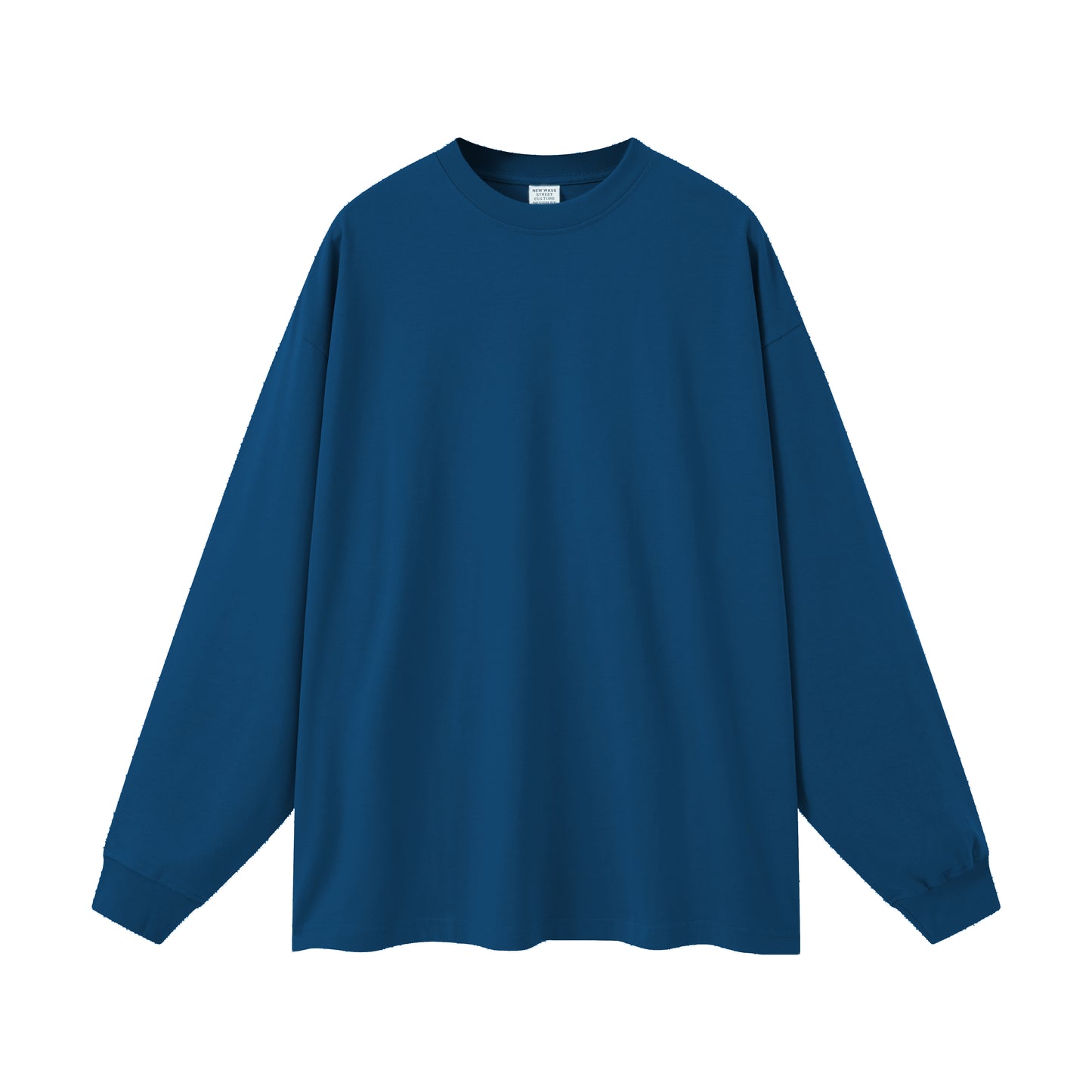 Men's Cotton T-shirt High Quality Casual Long Sleeve Blank Round Neck Streetwear Design Pure Color Personalizedt-shirt