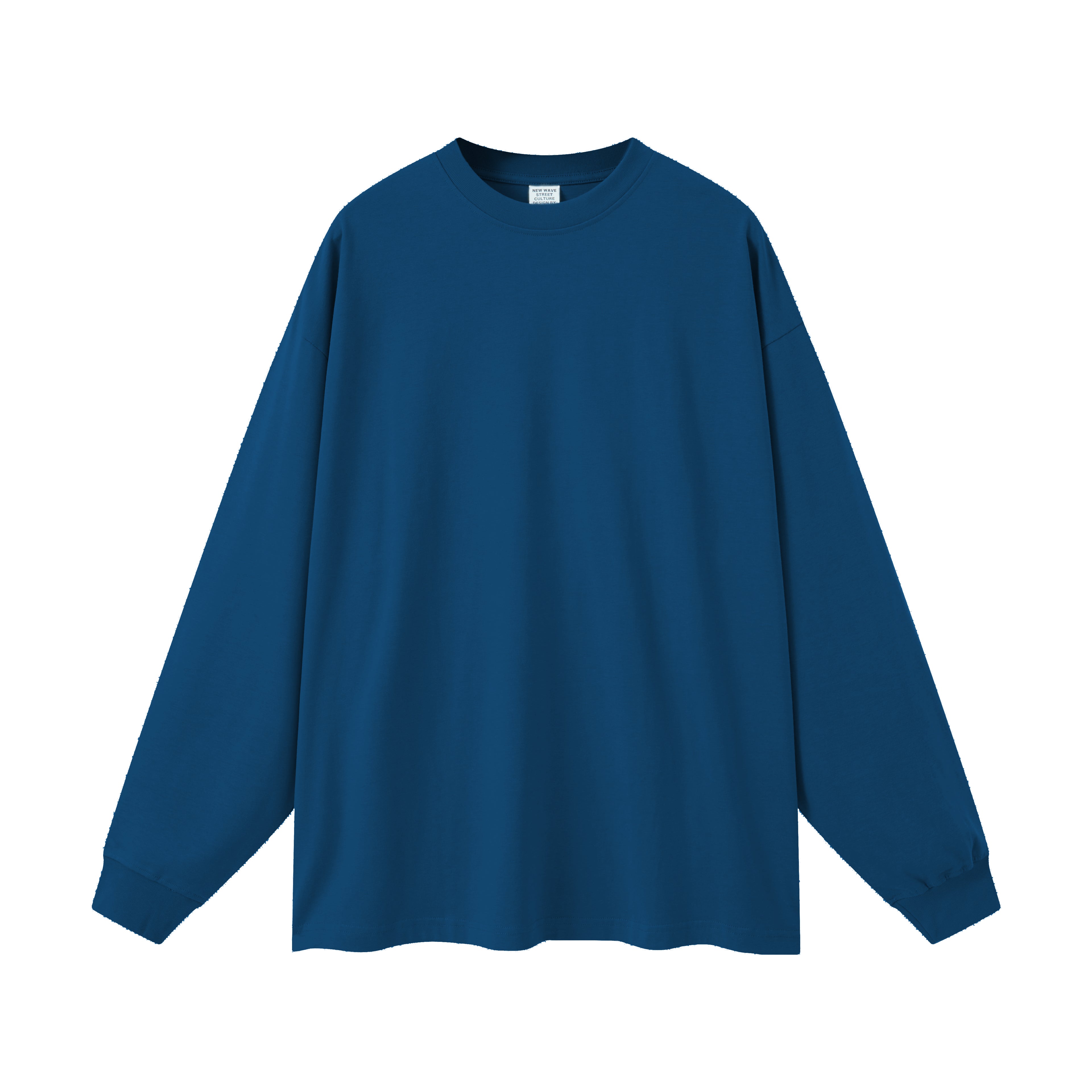 305g Heavyweight Long Sleeve T-shirt Streetwear Loose 100% Cotton Custom Design Embroidery logo Wholesale Men's T-shirts
