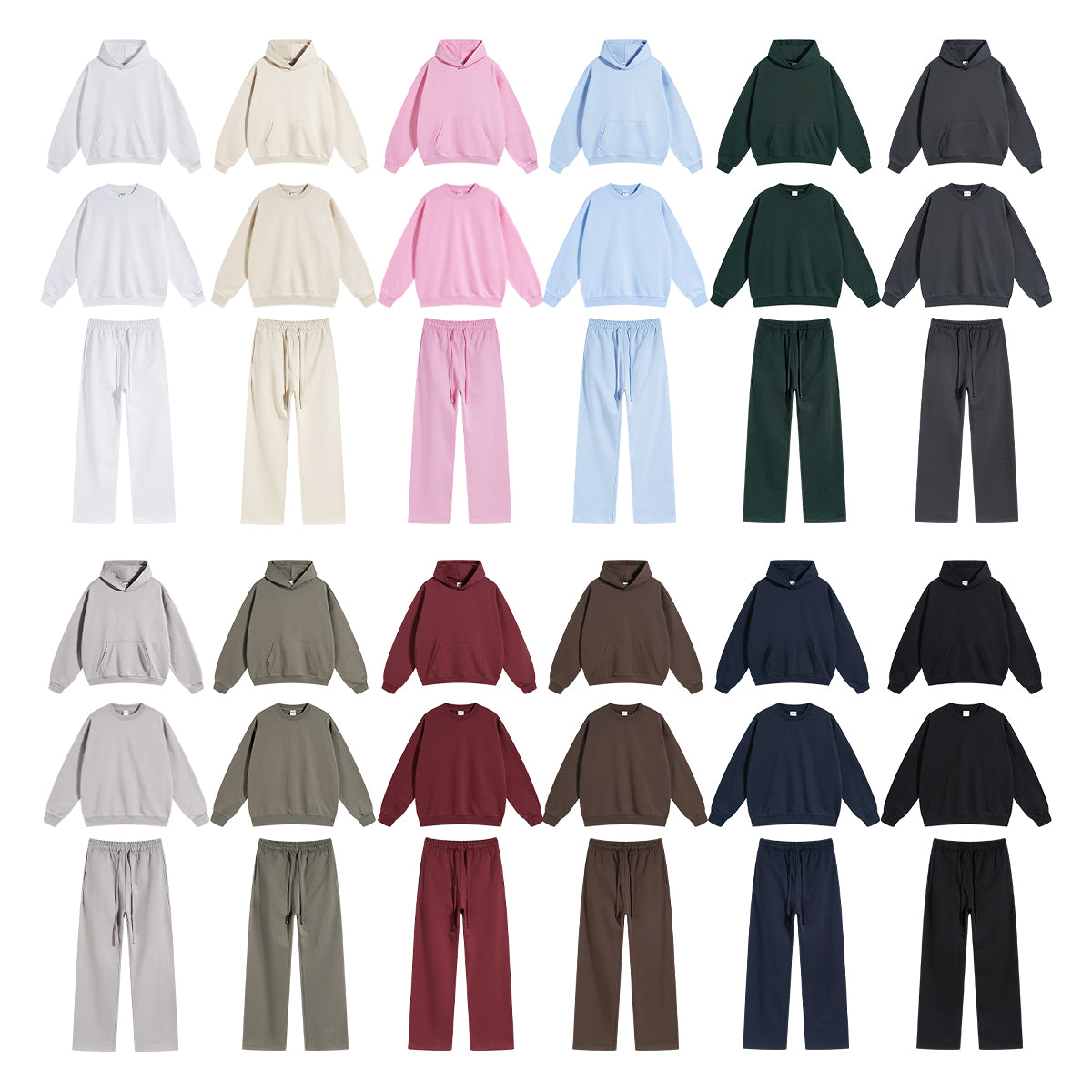 Manufacturer Hoodies Heavyweight Oversized 100% Cotton Drop Shoulder  High Quality Winter Streetwear Hoodies Unisex