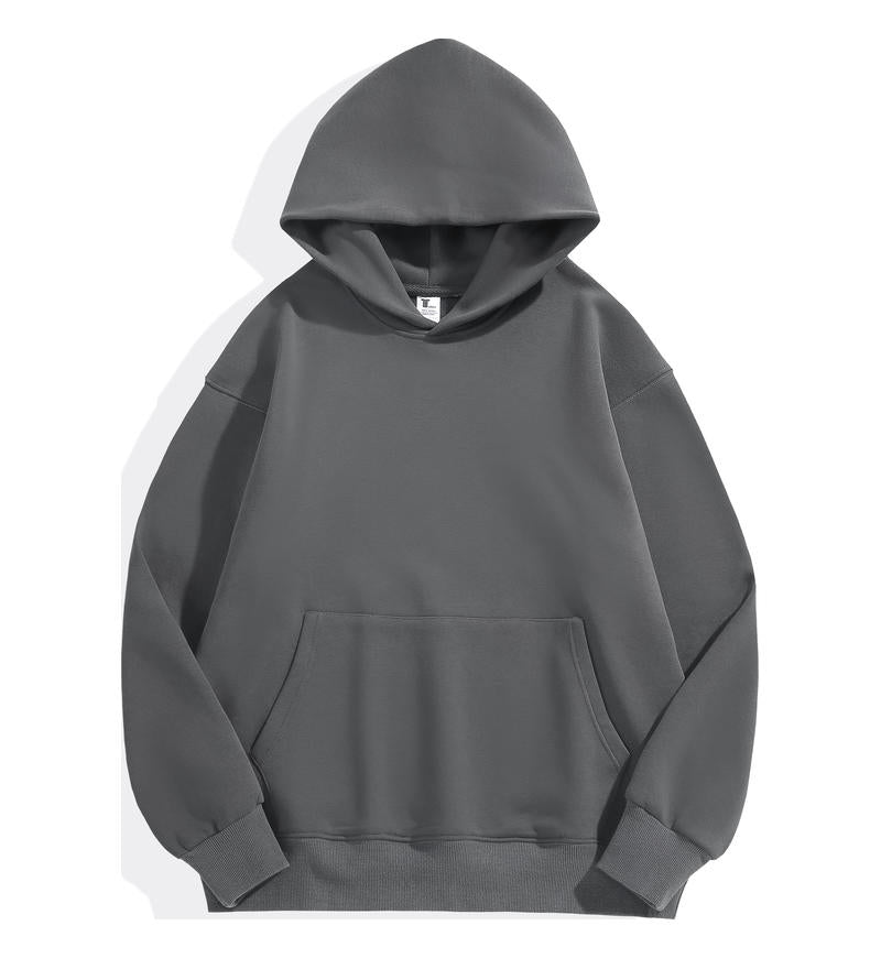 Hoodie Manufacturer Unhooded Pullover with Dropped Shoulders and Hooded Vest Hoodies Printing Custom American Style Design