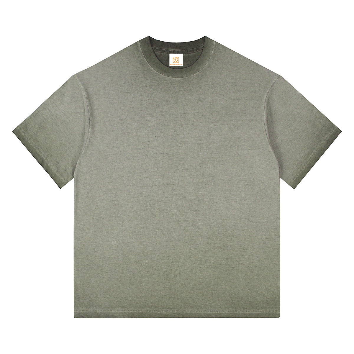 Men's Plain t Shirt Custom logo Blank 230g Round Neck Fashionable Drop Shoulder Streetwear High Quality Personalized T-shirt