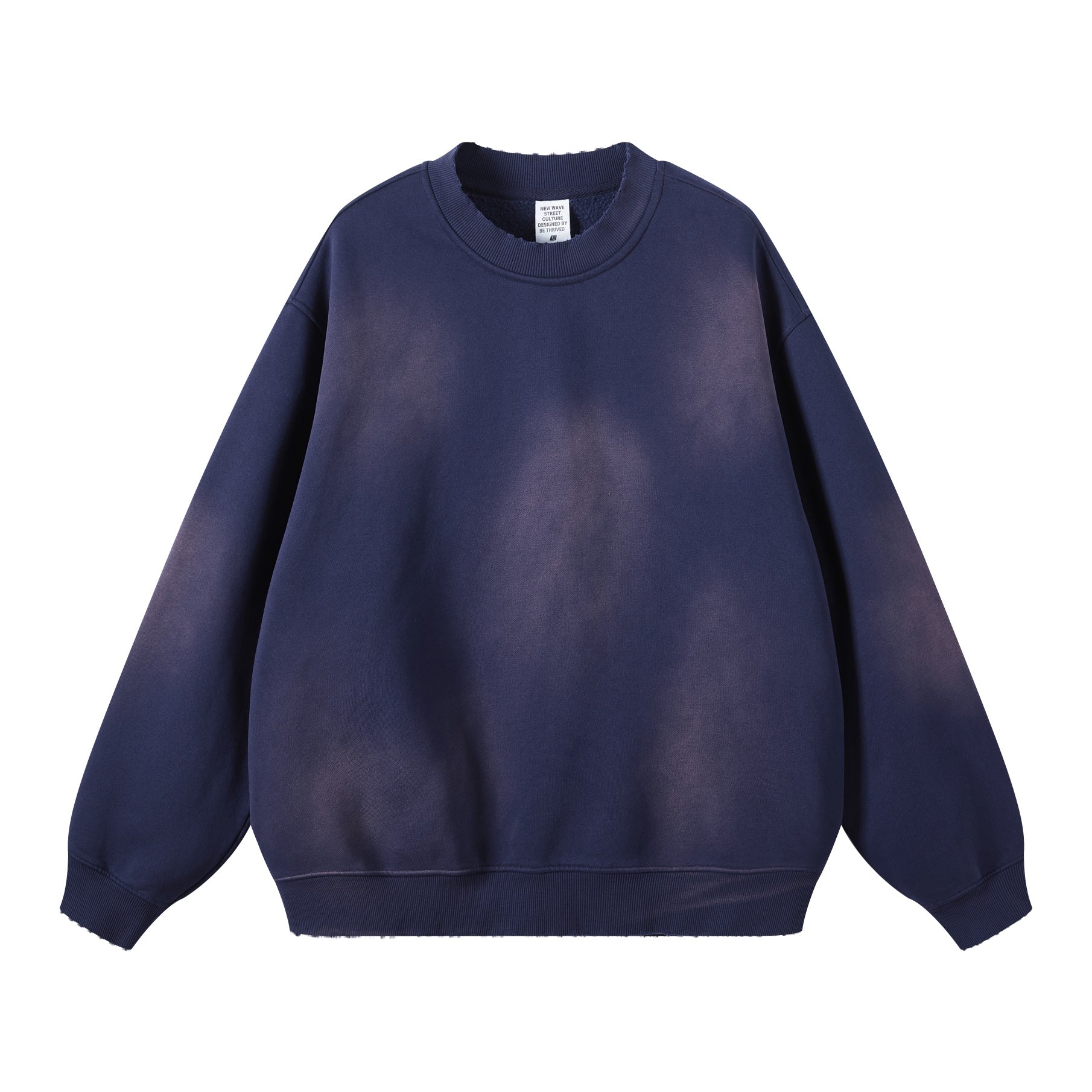 Vintage Custom Fleece Acid Wash High Quality Round Neck Blank Pullover Streetwear Heavyweight Screen Printed Hoodies Wholesale
